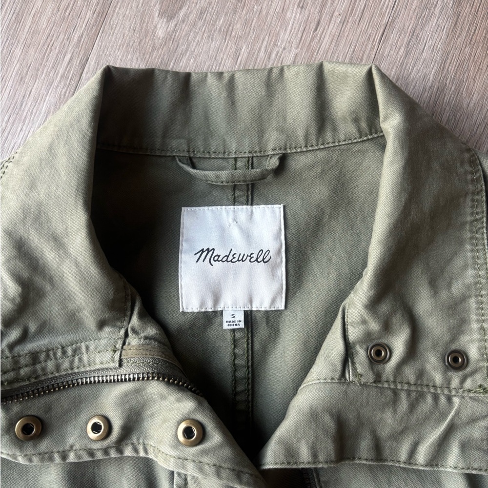 Madewell | Lightweight Army Green Field Utility Barn Jacket | Size S - Picture 2 of 9